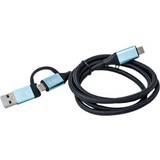 USB A - USB-kabel Kablar I-TEC USB C-USB C/USB A 3.1 (Gen.2) 1m
