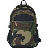 VidaXL Skolväskor vidaXL School Backpack 40L - Black/Camouflage