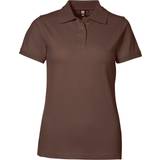 Bruna - Dam Pikétröjor ID Ladies Stretch Polo Shirt - Mocca