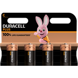 Duracell C (LR14) Batterier & Laddbart Duracell C Plus 4-pack