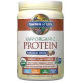 D-vitaminer - Sodium Proteinpulver Garden of Life Raw Organic Protein Vanilla Chai 580g