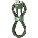 Gröna - USB A-USB C - USB-kabel Kablar GP Batteries USB A-USB C 1m