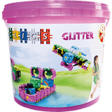 Clics Toys Byggsatser Clics Toys Glitter Bucket 8 in 1
