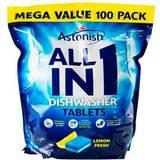 Astonish Städutrustning & Rengöringsmedel Astonish All in One Dishwasher Tablets 100-pack