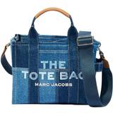 Marc Jacobs Blåa Väskor Marc Jacobs The Denim Small Tote Bag - Blue Denim