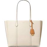 Beige Väskor Tory Burch Perry Triple-Compartment Tote Bag - New Ivory