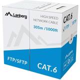 Nätverkskabel cat 6 ftp Lanberg Unterminated S/FTP Cat6 305m