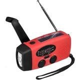 Vevradio med solceller Ween Crank Radio with Solar Cells