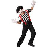 Cirkus & Clowner - Vit Maskeradkläder Th3 Party Children Mimare Masquerade Costume