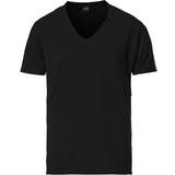 Replay Herr T-shirts Replay Raw Cut V Neck T-shirt - Black