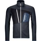 Ortovox Fleece Överdelar Ortovox Fleece Grid Jacket - Black Steel