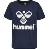 Ekologisk bomull Överdelar Barnkläder Hummel Tres T-shirt S/S - Black Iris (213851-1009)