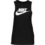 Nike Dam - Lös Överdelar Nike Sportswear Muscle Tank Women's - Black/White