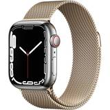 Apple Wearables Apple Watch Series 7 Cellular 45mm Stainless Steel Case with Milanese Loop
