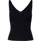 Dam - Nylon T-shirts & Linnen Jacqueline de Yong Nanna V-Neck Sleeveless Top - Black/Black