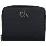 Calvin Klein Silver Plånböcker Calvin Klein Recycled Small Zip Around Wallet - CK Black