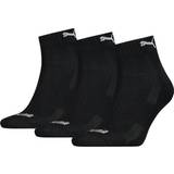 Puma Kläder Puma Unisex Cushioned Quarter Socks 3-pack - Black