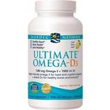 D-vitaminer - Leder Fettsyror Nordic Naturals Ultimate Omega D3 1280mg 120 st