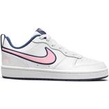 Nike Gummi Inomhusskor Nike Court Borough Low 2 GS - White/Midnight Navy/Pink Glaze