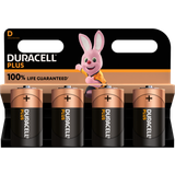Duracell D (LR20) Batterier & Laddbart Duracell D Plus 4-pack