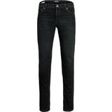 Jack & Jones Herr - Svarta Jeans Jack & Jones Glenn Original AM 809 Slim Fit Jeans - Black/Black Denim