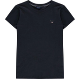 Gant Överdelar Barnkläder Gant Logo T shirt - Navy