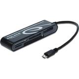 Otg minneskortsläsare DeLock Micro-USB OTG Card Reader + USB (91732)