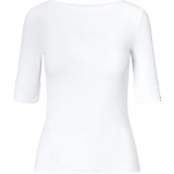 Lauren Ralph Lauren Skinnjackor Kläder Lauren Ralph Lauren Cotton Boatneck Top - White