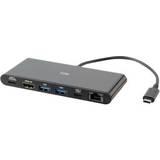 C2G Hane - Hona - Kabeladaptrar Kablar C2G USB C-2xUSB C/HDMI/2xUSB A/RJ45 M-F 0.2m