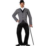 Grå - Herrar Dräkter & Kläder Th3 Party Charlie Chaplin Man Costume