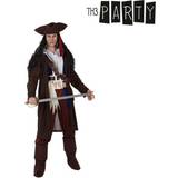 Brun - Pirater - Övrig film & TV Dräkter & Kläder Th3 Party Caribbean Pirate Adult Costume