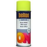 Belton Utomhusfärger Målarfärg Belton Neon effekt Metallfärg Gul 0.4L