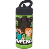 Multifärgade Barn- & Babytillbehör Euromic Minecraft Sipper Water Bottle 410ml