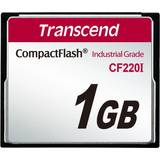 1 GB - xD-Card Minneskort & USB-minnen Transcend Industrial Compact Flash 220x 1GB