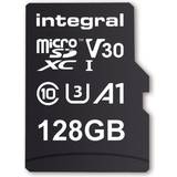Integral 128 GB Minneskort Integral microSDXC Class 10 UHS-I U3 V30 100MB/s 128GB