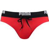 Polyamid Badbyxor Puma Swim Logo Swimming Brief - Red