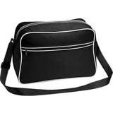 BagBase Handväskor BagBase Retro Shoulder Bag - Black/White