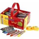 Kritor Giotto Unbreakable Wax Crayons with Pencil Sharpener 40 Pack
