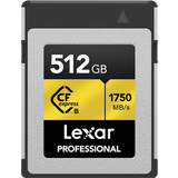 LEXAR 512 GB Minneskort LEXAR Professional CFexpress 512GB