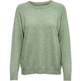 Only Lesly Kings Knitted Pullover - Blue/Basil