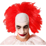 Clowner - Sminkset Maskeradkläder Th3 Party Wig for Halloween Red
