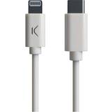 Ksix Kablar Ksix USB C-Lightning 1m