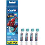 För barn Tandborsthuvuden Oral-B Kids Spiderman Brush Heads 4-pack