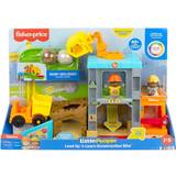 Fisher Price Plastleksaker Lekset Fisher Price Little People Load Up N Learn Construction Site