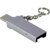 Minneskortsläsare Inter-Tech Card Reader Type C/USB A