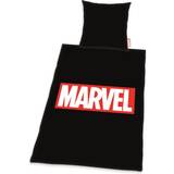 Superhjältar - Svarta Textilier MCU Marvel Sengetøj 135x200 135x200cm