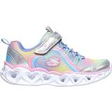 24 Sneakers Skechers Heart Lights Rainbow Lux - Silver/Pink/Blue