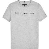 Tommy Hilfiger Barnkläder Tommy Hilfiger Essential Organic Cotton Logo T-shirt - Light Grey Heather (KS0KS00210-P01)