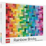 Klassiska pussel Lego Rainbow Bricks Puzzle 1000 Bitar