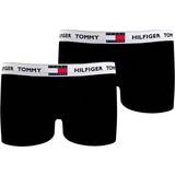 Tommy Hilfiger Boxershorts Tommy Hilfiger Organic Cotton Logo Trunks 2-pack - Black/Black (UB0UB00289)
